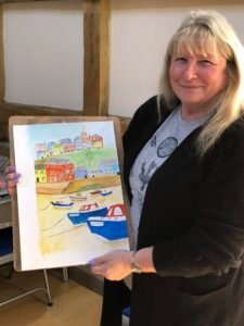 horsham-student-with-coastal-picture